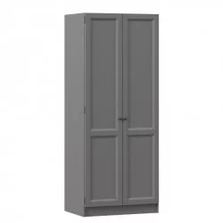 Шкаф двухстворчатый Амели ЛД 642.830.000 Оникс серый