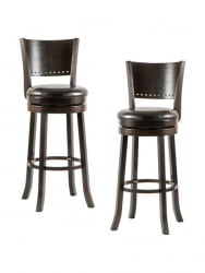 Стул барный DOBRIN TONY BAR (капучино, черный) 2 шт