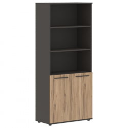 Шкаф с одним комплектом глухих малых дверей EDIS EHCS 85.5 Дуб Денвер светлый Мокко Мокко