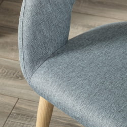 Кресло Hugs св.сер/нат.дуб