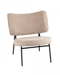 Кресло District Lounge букле Капучино