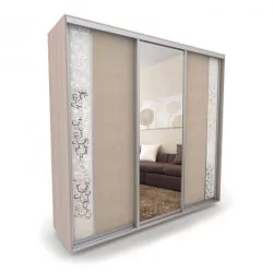 Шкаф-купе 3-х дверный Акцент-Вера КС 1500х600  Ясень шимо светлый