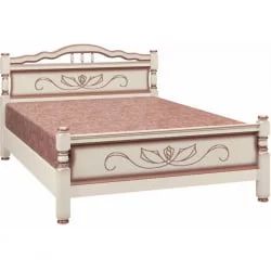 Комплект мебели для спальни Виктория №1 Макиато Дуб молочный с патиной