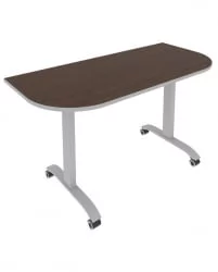 Стол радиусный складной мобильный MOBILE SYSTEM СМ-5.1 Венге/Титан