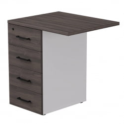 Тумба приставная с топом Everprof EVO 254Т2203 Дуб Пасадена Белый