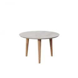 Стол журнальный Тип 6 высокий Бетон светлый