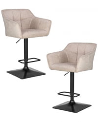 Стул барный DOBRIN RALF (бежевый твид (LEO26)) 2 шт