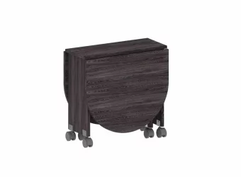 Овальный стол Баско Ясень черный