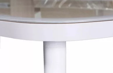 Стол Сочи-3 Белый Крокодил капучино