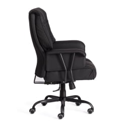Кресло руководителя BROOKLYN кожзам, черный