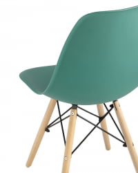 Стул Eames Style DSW серо-зеленый (разборный каркас)