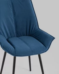 Стул обеденный Осло велюр Синий