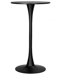 Обеденный стол MIA BAR (черная столешница, черное основание)