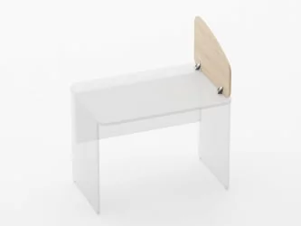 Экран разделительный Глассй 5.12.06 Бук светлый / Glassy