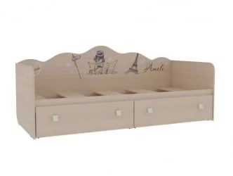 Кровать Амели модуль 05 Дуб млечный