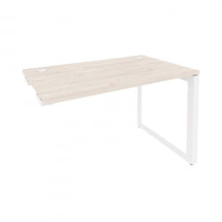 Стол-приставка на О-образном м/к к опорным элементам ONIX O.MO-SPR-2.7 Денвер Светлый/Белый