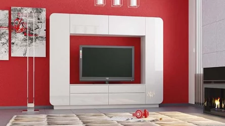 Шкаф многоцелевого назначения Лаванда-2 Белый Белый глянец