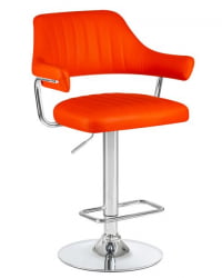 Стул барный ДОБРИН CХАРЛЙ (оранжевый) 2 шт / DOBRIN CHARLY