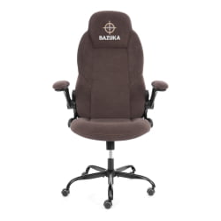 Кресло геймерское BAZUKA metalBL велюр, коричневый, 6