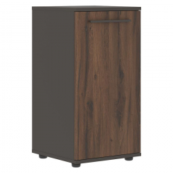Шкаф колонка с глухой малой дверью EDIS ELCS 42.1 Дуб Денвер темный Мокко Мокко