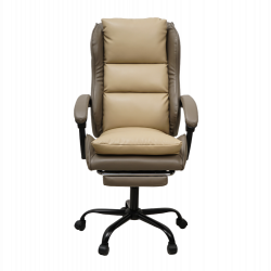 Кресло 897 KINGQUEEN, цвет светло-серый/бежевый, 897-lgray-beige