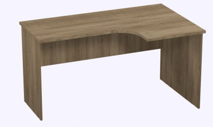 Стол компьютерный угловой Р.РС-16 (правый) Крафт золотой