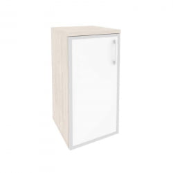 Шкаф низкий узкий левый ONIX O.SU-3.2R(L) white Денвер Светлый