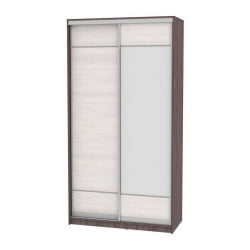 Шкаф-купе коричневый B-220х120х60-3(ЯАТ-ЯАС-D7D8)