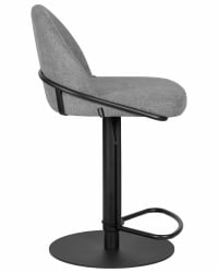 Стул барный DOBRIN OLIVER (серая ткань (FLY1347-17))