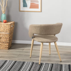 Кресло Hugs beige/нат.дуб