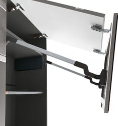 Шкаф-витрина со складной системой Грейс 105.80 Оникс Кубанит