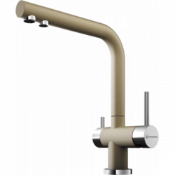 Смеситель Omoikiri Nagano-Ch Латунь/Гранит/Шампань