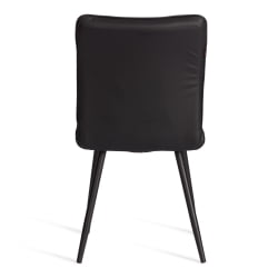 Стул обеденный Bari LT, экокожа, черная, 41х55х89 см