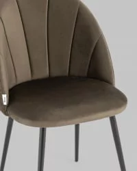 Стул для кухни Логан NEW велюр Коричневый