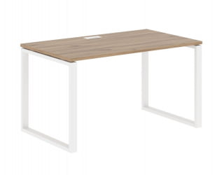Стол письменный EDIS EQST 1380 Дуб Денвер светлый Белый