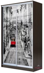 Шкаф-купе Хит-24-17-77 Лондон Аруба Венге