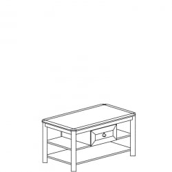 Стол журнальный  Инна 623 Денвер светлый