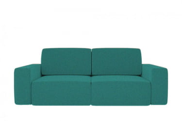 Диван прямой Сунндал (Berhouse) Цвет фасада: Азур рогожка; Тип: Прямой; Материал фасада: Микророгожка