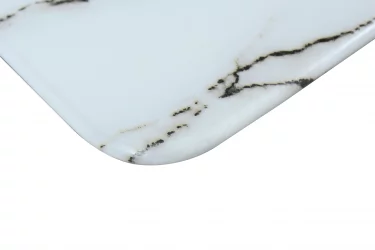 Большой обеденный стол Сакраменто 140кс90 Белый / 140x90