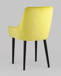 Стул Джоан велюр Желтый