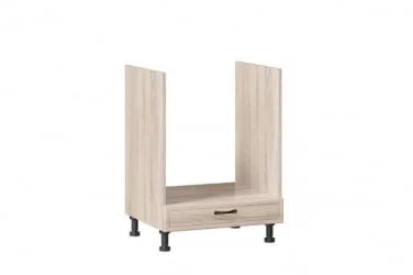 Тумба кухонная 600 для встраиваемой техники Кантри ЛД 235.101.000 Сономе эйч светлая