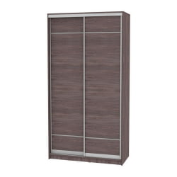 Шкаф-купе коричневый B-220х120х60-2(ЯАТ-D7D7)