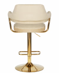 Стул барный DOBRIN CHARLY GOLD (бежевый велюр (MJ9-10))