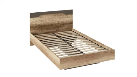 Детская кровать Пилигрим ТД-276.00.01 Дуб каньон светлый/Серый