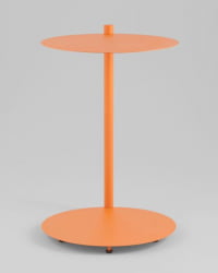 Журнальный столик Siara металл оранжевый