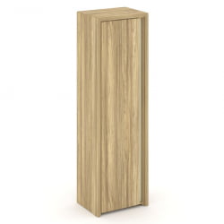 Шкаф высокий узкий левый (высокий фасад ЛДСП) Корнер CОР.СУ-1.9(Л) Гикори Песочный / Corner COR.SU-1.9(L)