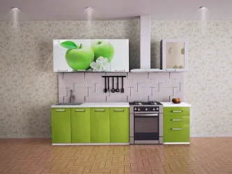 Маленькая кухня 1,8 м Яблоко