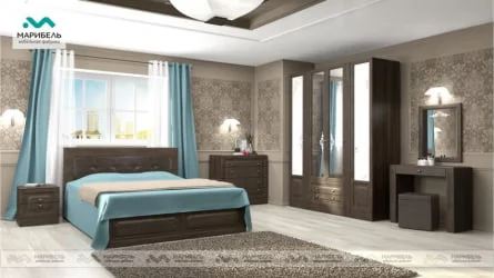 Кровать 1600*2000 Ева-11 07 Шоколад Венге