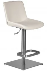 Стул барный DOBRIN ALDO Белый PU P23