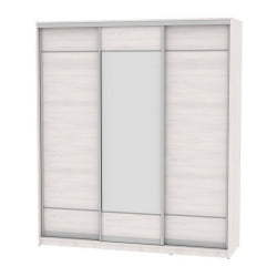 Шкаф-купе B-230х200х60-1(ЯАС-D7D8D7)